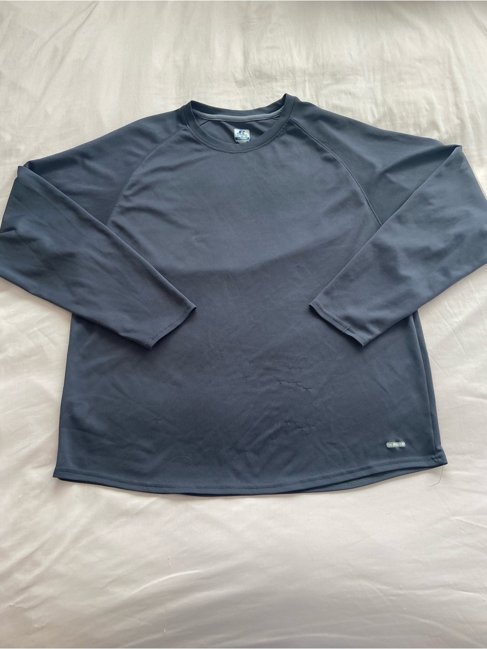 Russell Athletic Long-Sleeve Crewneck Shirt - Charcoal